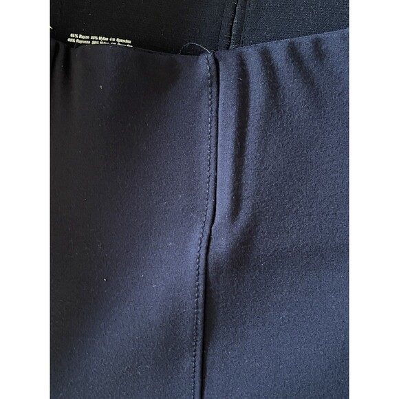 NYGARD Slims Straight Leg Pull On Navy Seamed 1X 16-18 Wide Waist Band - Picture 3 of 4